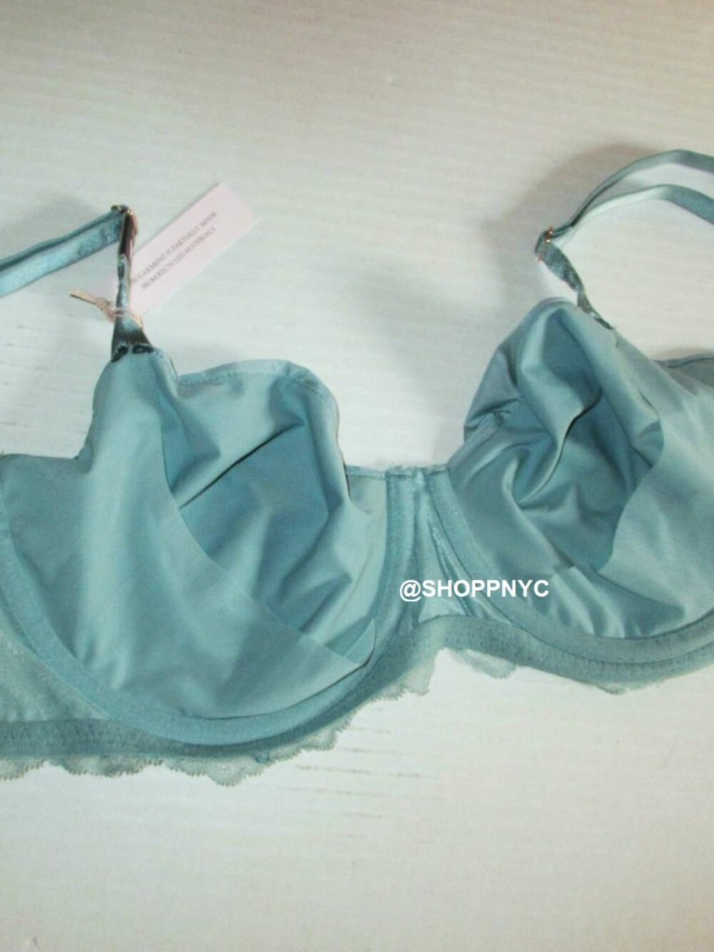 34DDD Victoria Secret Dream Angels Unlined Push Up Without Padding Bra Sage nwt - Picture 5 of 8